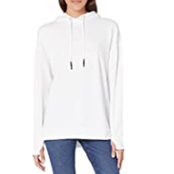 Juicy Couture Sport Women's Sz L Embossed Logo Hoodie Oversized Tunic - Picture 1 of 8